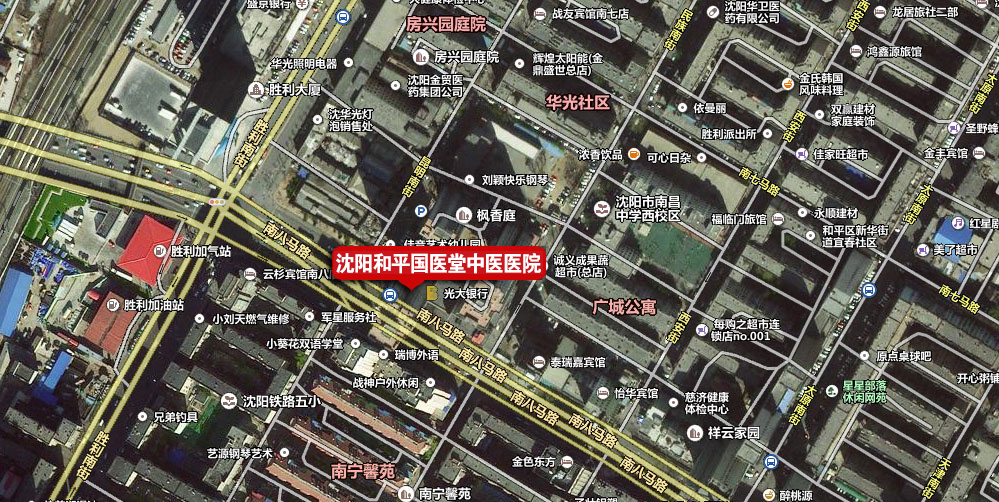 沈阳和平国医堂中医医院俯视图